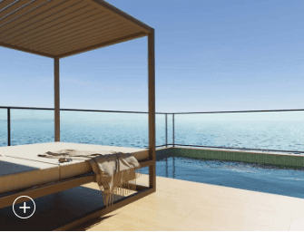 EXCELLENCE CLUB TWO-STORY ROOFTOP TERRACE SUITE WITH PRIVATE POOL