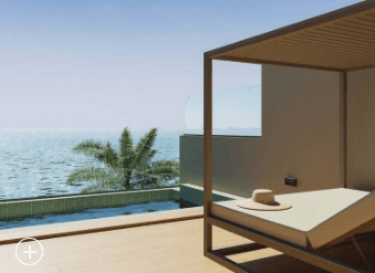 EXCELLENCE CLUB HONEYMOON TWO-STORY ROOFTOP TERRACE SUITE W/ PRIVATE POOL OCEAN VIEW